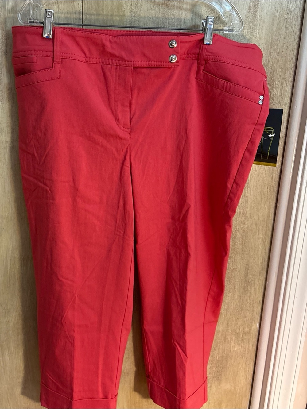 Style & Co Women’s Stretch Capris 18W Dark Starfish NWT